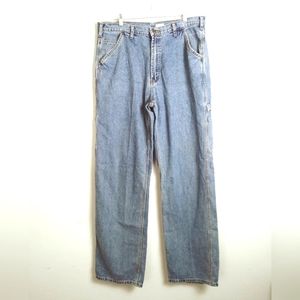 Original RK Brand Men's Carpenter Pant Size 38X36 Medium Wash